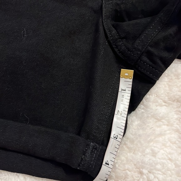 Old Navy - Size 14 black jean shorts - high rise - Picture 3 of 8